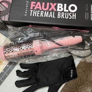 Airless blowout thermal brush